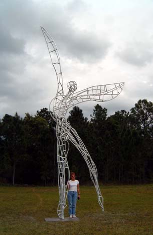 Frits VanEeden Angel Sculpture